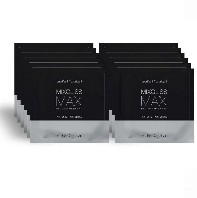 Mixgliss-Lubrificante Max per la dilatazione anale, Pacchetto 12 Dosi