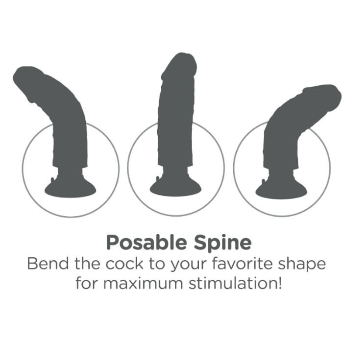 King Cock-25.5 Cm Vibratore Realistico con Testicoli Marrone-Waterproof 5 King Cock-25.5 Cm Vibratore Realistico con Testicoli Marrone-Waterproof — PIPEDREAMS · Vibratori (imaginea 5)