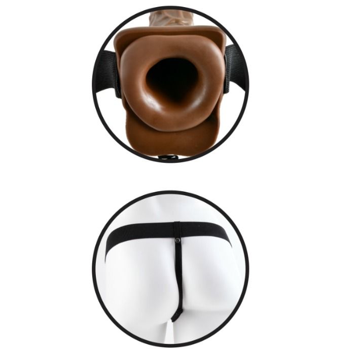 Fetish Fantasy Series-Series 7 Strap-on vuoto con testicoli-PVC 4 Fetish Fantasy Series-Series 7 Strap-on vuoto con testicoli-PVC — PIPEDREAMS · Anelli & Guaine per pene (imaginea 4)