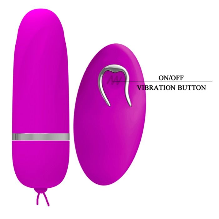 Remote Control-Debby O Vibratore con Control-Silicone, 12 velocità — PRETTY LOVE · Vibratori (immagine 2)
