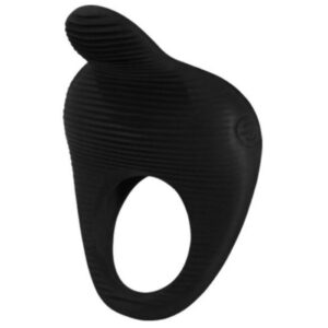 For Him-Thimble Anello Vibratore Nero-Silicone