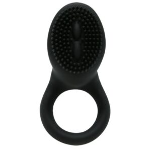 For Him-Cobra Anello Vibratore Nero-Silicone — PRETTY LOVE · Anelli & Guaine per pene (immagine 2)