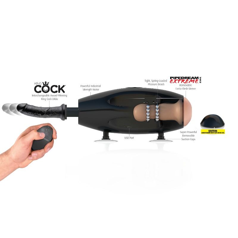 Fetish Fantasy Extreme-International Sex Machine-Metal, USB 2 Fetish Fantasy Extreme-International Sex Machine-Metal, USB — PIPEDREAMS · Vibratori (imaginea 2)