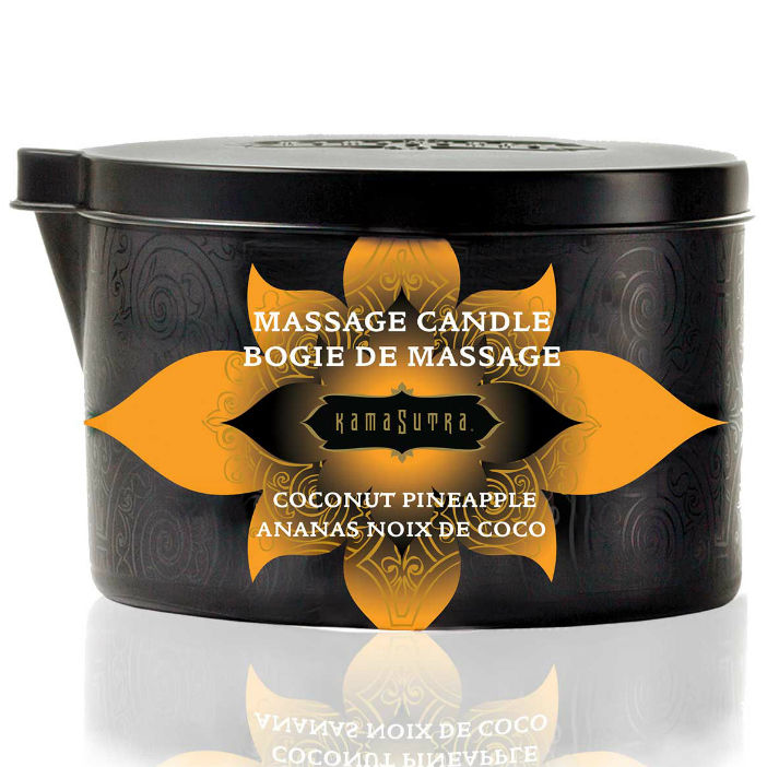 Kamasutra Cosmetics-Candela da Massaggio Cocos e Ananas 170gr 2 Kamasutra Cosmetics-Candela da Massaggio Cocos e Ananas 170gr · Massaggio erotico (imaginea 2)
