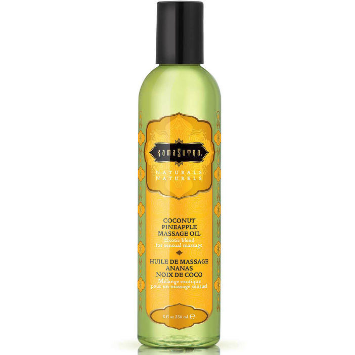 Kamasutra Cosmetics-Naturals Piña Colada Olio da Massaggio 236ML