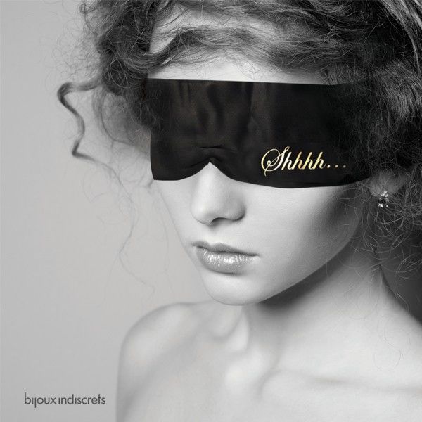 Bijoux Indiscrets-Shhh Maschera di Satin con Messaggi-Silenziosi 4 Bijoux Indiscrets-Shhh Maschera di Satin con Messaggi-Silenziosi · Bondage & Manette (imaginea 4)