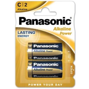 Panasonic-Bronzo Batterie C LR14, 2 Unità