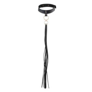 Bijoux Maze-Choker a nastri Nero-Poliuretano
