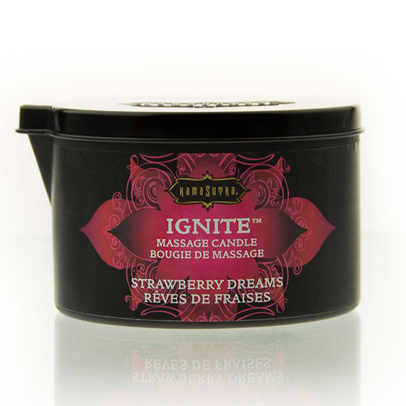 Kamasutra Cosmetics-Strawberry Dreams Candela Massaggio 170 Gr · Massaggio erotico (imaginea 2)