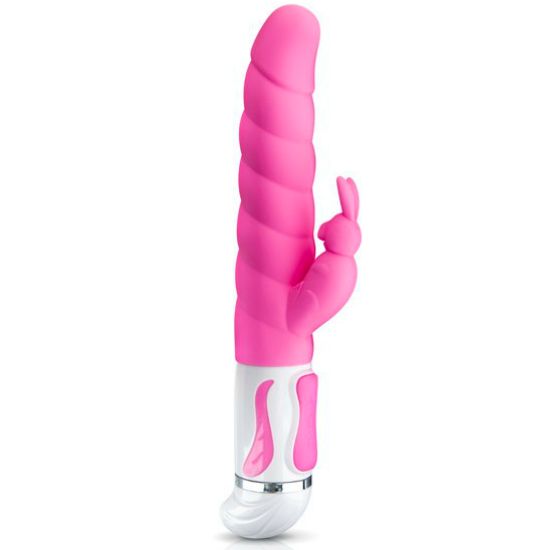 High Tech-Smart Steven Rabbit Rosa-Silicone, 12 velocità, Silenziosi — PRETTY LOVE · Vibratori