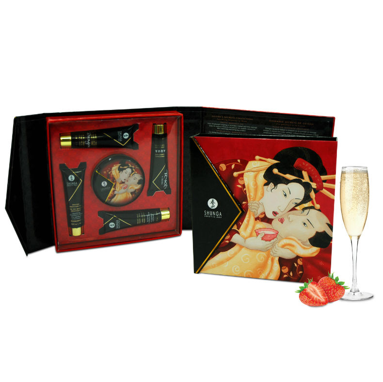 Shunga Kits-Segreto Geisha Kit Fragole e Cava · Dolciumi & Regali (immagine 2)
