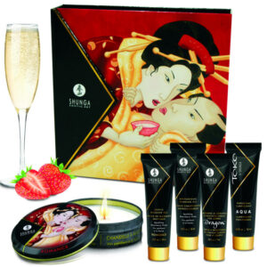 Shunga Kits-Segreto Geisha Kit Fragole e Cava