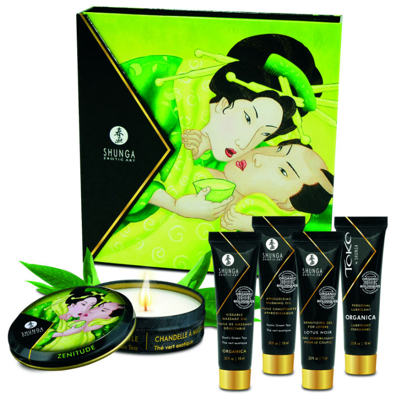 Shunga Kits-Segreto Geisha Tea Kit Verde Organic