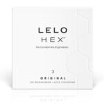 Lelo-Hex Scatola Preservativo 3 Pezzi-Lattice · Preservativi