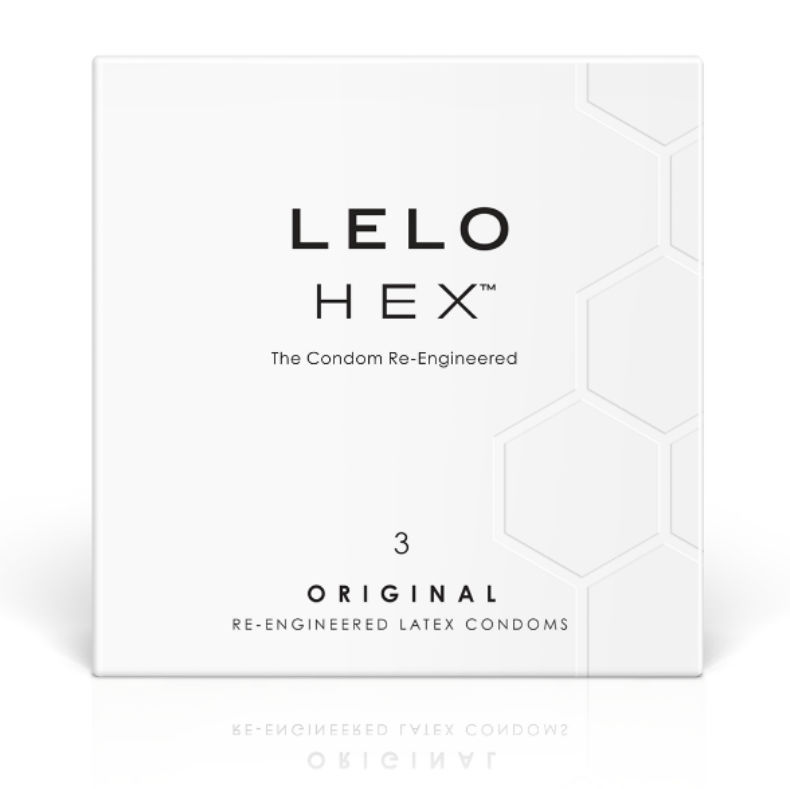 Lelo-Hex Scatola Preservativo 3 Pezzi-Lattice