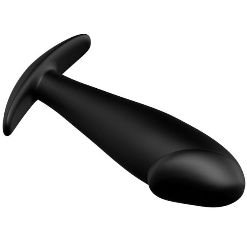 Anal Toys-Anale Plug Forma Pene Silicone Nero-Waterproof — PRETTY LOVE · Accessori BDSM (imaginea 5)