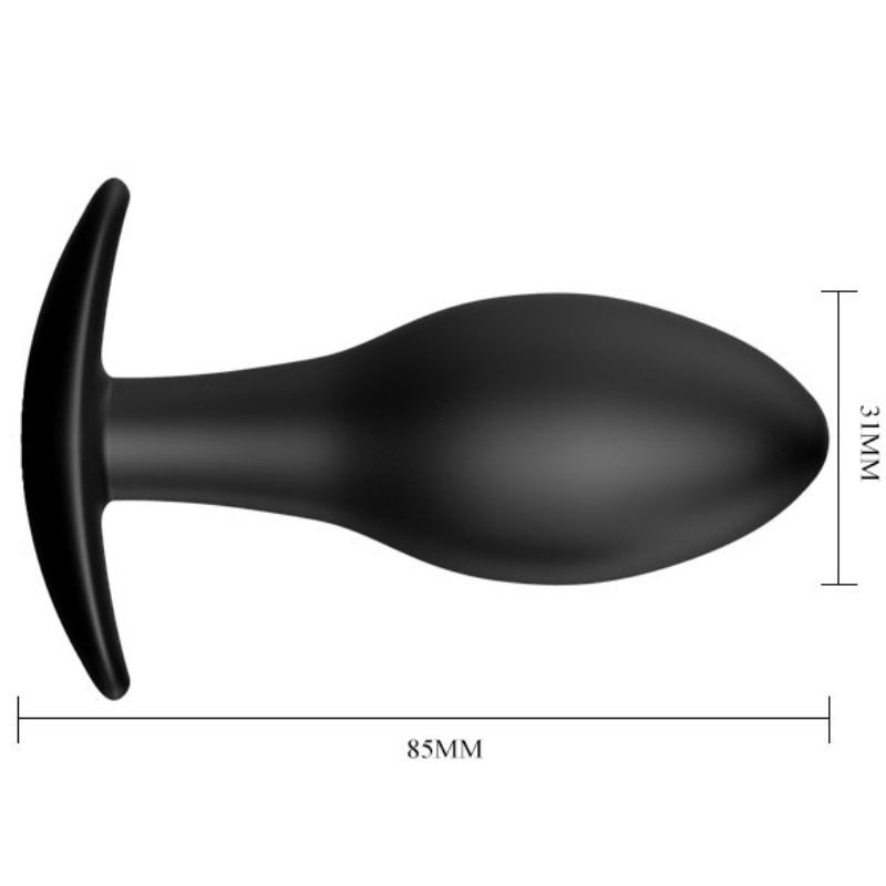 Anal Toys-Plug anale di Silicone Anchor 8.5 Cm Nero — PRETTY LOVE · Accessori BDSM (imaginea 5)