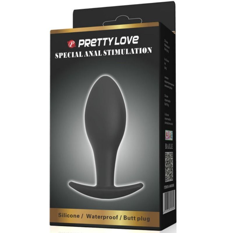 Anal Toys-Plug anale di Silicone Anchor 8.5 Cm Nero — PRETTY LOVE · Accessori BDSM (imaginea 6)