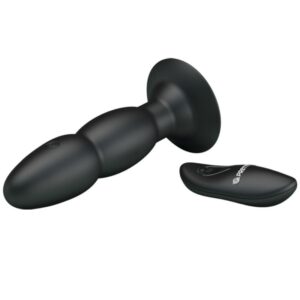 Remote Control-Plug Vibratore Rotativo con Telecomando-Silicone, 3 — PRETTY LOVE · Accessori BDSM (immagine 7)