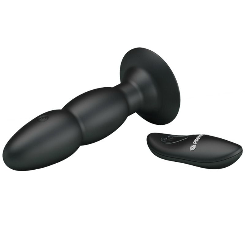 Remote Control-Plug Vibratore Rotativo con Telecomando-Silicone, 3 — PRETTY LOVE · Accessori BDSM (immagine 7)