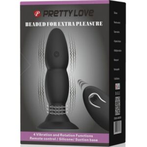 Remote Control-Plug Vibratore Rotativo con Telecomando-Silicone, 3 — PRETTY LOVE · Accessori BDSM (immagine 6)