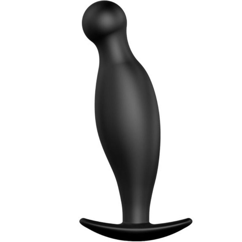 Anal Toys-Plug anale di Silicone 11.7 Cm, Nero-Waterproof