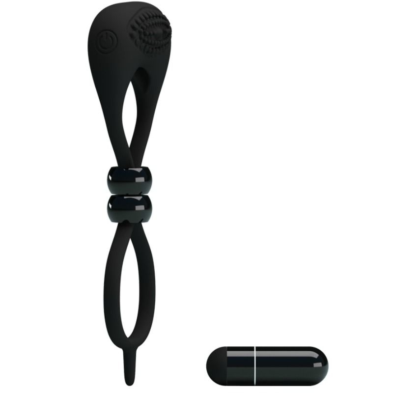 For Him-Anello doppio per pene e testicoli-silicone — PRETTY LOVE · Anelli & Guaine per pene (immagine 2)