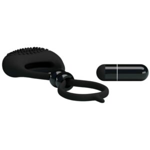 For Him-Anello doppio per pene e testicoli-silicone — PRETTY LOVE · Anelli & Guaine per pene (immagine 5)