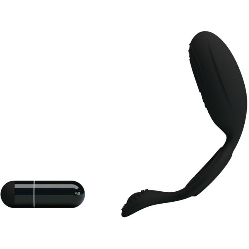 For Him-Ethel Anello Vibratore con Stimolatore-Silicone 3 For Him-Ethel Anello Vibratore con Stimolatore-Silicone — PRETTY LOVE · Anelli & Guaine per pene (imaginea 3)