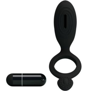 For Him-Ethel Anello Vibratore con Stimolatore-Silicone — PRETTY LOVE · Anelli & Guaine per pene (imaginea 4)