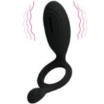 For Him-Ethel Anello Vibratore con Stimolatore-Silicone — PRETTY LOVE · Anelli & Guaine per pene