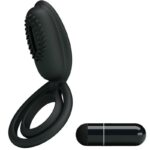 For Him-Esther Anello Vibratore con Stimolatore Clitorideo-Silicone — PRETTY LOVE · Anelli & Guaine per pene