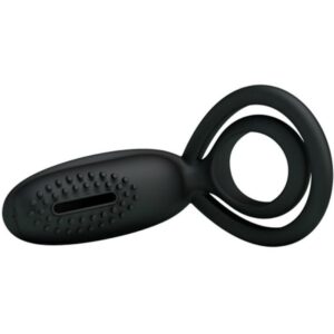 For Him-Esther Anello Vibratore con Stimolatore Clitorideo-Silicone — PRETTY LOVE · Anelli & Guaine per pene (imaginea 4)