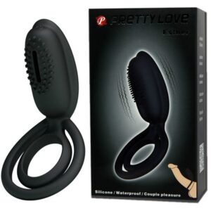 For Him-Esther Anello Vibratore con Stimolatore Clitorideo-Silicone — PRETTY LOVE · Anelli & Guaine per pene (imaginea 10)