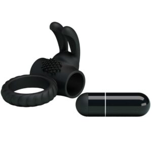 For Him-Eudora Anello Vibrante con Stimolatore-Silicone, Impermeabile 16 For Him-Eudora Anello Vibrante con Stimolatore-Silicone, Impermeabile — PRETTY LOVE · Anelli & Guaine per pene (imaginea 8)