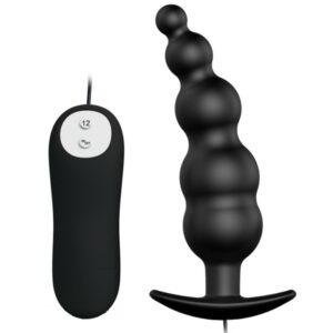Remote Control-Plug anale Silicone Stimolazione Extra e 12