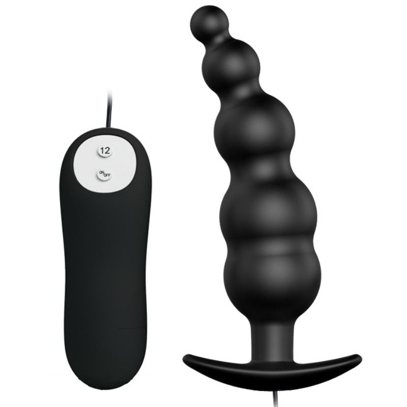 Remote Control-Plug anale Silicone Stimolazione Extra e 12