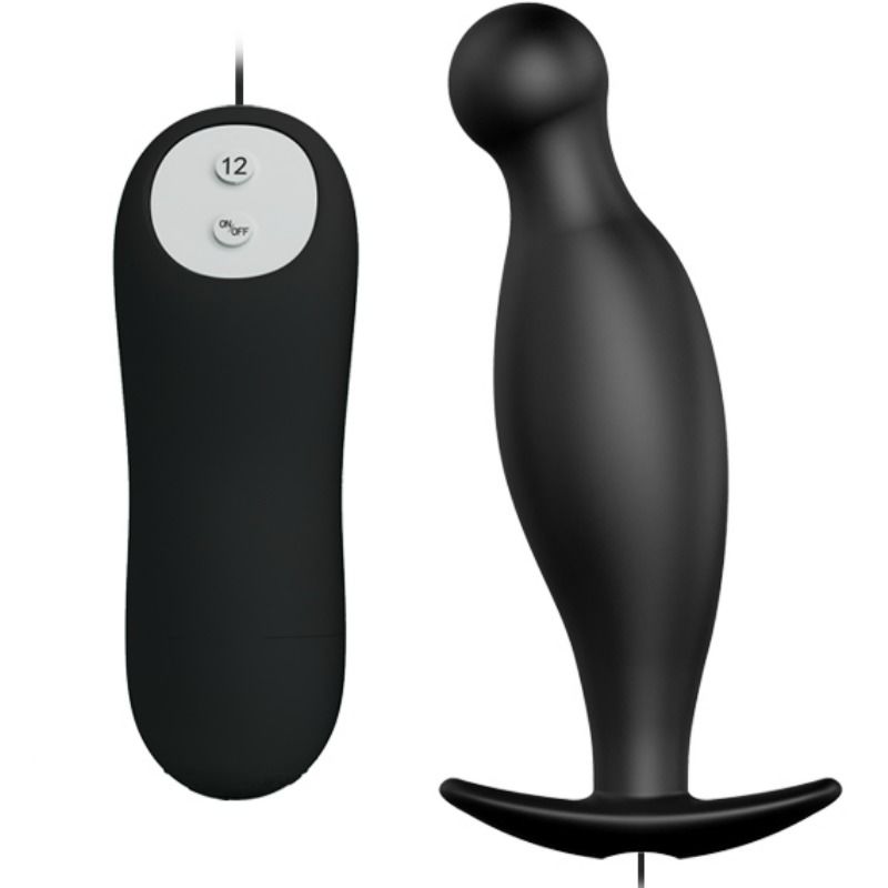 Remote Control-Plug anale Silicone 12 modalità Vibrazione