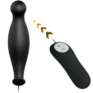 Remote Control-Plug anale Silicone 12 modalità Vibrazione — PRETTY LOVE · Accessori BDSM (immagine 8)