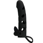 For Him-Guaina Silicone con Vibrazione 15.2 Cm-Waterproof — PRETTY LOVE · Anelli & Guaine per pene