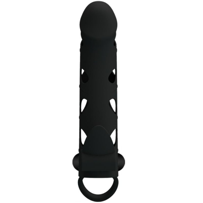 For Him-Guaina Silicone con Vibrazione 15.2 Cm-Waterproof — PRETTY LOVE · Anelli & Guaine per pene (imaginea 7)
