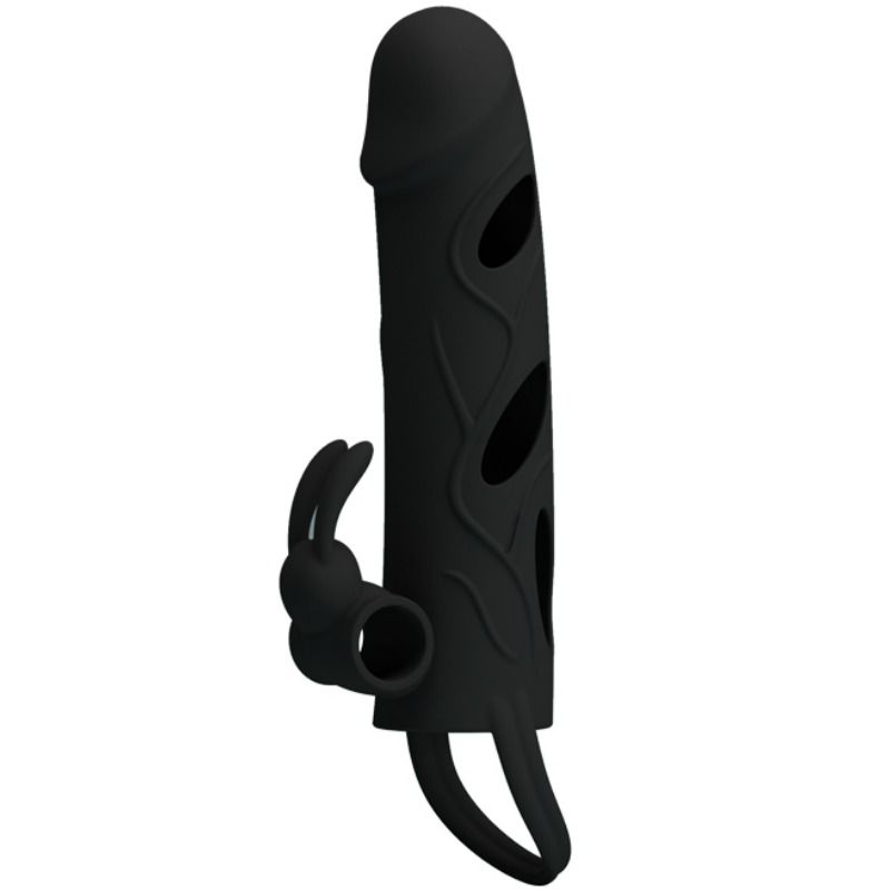 For Him-Guaina Silicone Vibrazione 14 cm 1.0-Waterproof 2 For Him-Guaina Silicone Vibrazione 14 cm 1.0-Waterproof — PRETTY LOVE · Anelli & Guaine per pene (imaginea 2)