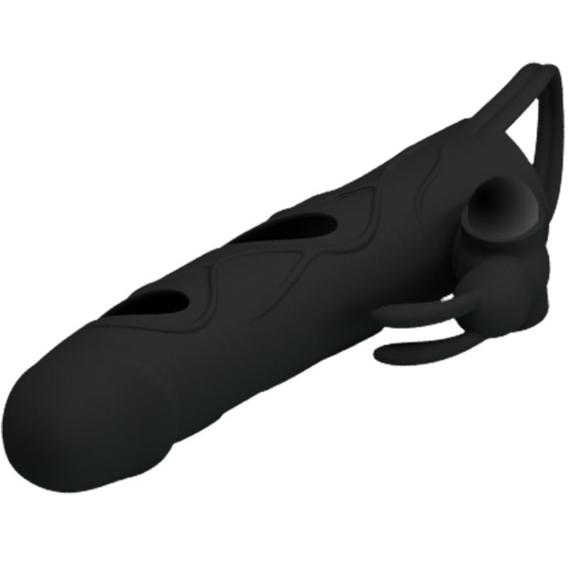 For Him-Guaina Silicone Vibrazione 14 cm 1.0-Waterproof 3 For Him-Guaina Silicone Vibrazione 14 cm 1.0-Waterproof — PRETTY LOVE · Anelli & Guaine per pene (imaginea 3)