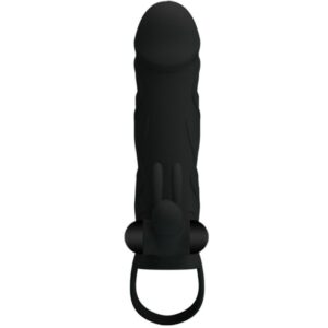 For Him-Guaina Silicone Vibrazione 14 cm 1.0-Waterproof — PRETTY LOVE · Anelli & Guaine per pene (imaginea 4)