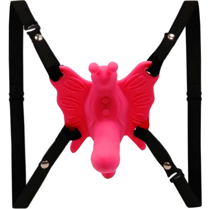 Baile-Imbracatura con vibratore farfalla e Mini Dildo · Vibratori (immagine 7)