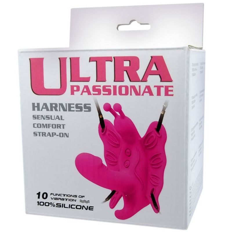 Baile-Imbracatura con vibratore farfalla e Mini Dildo · Vibratori (immagine 3)
