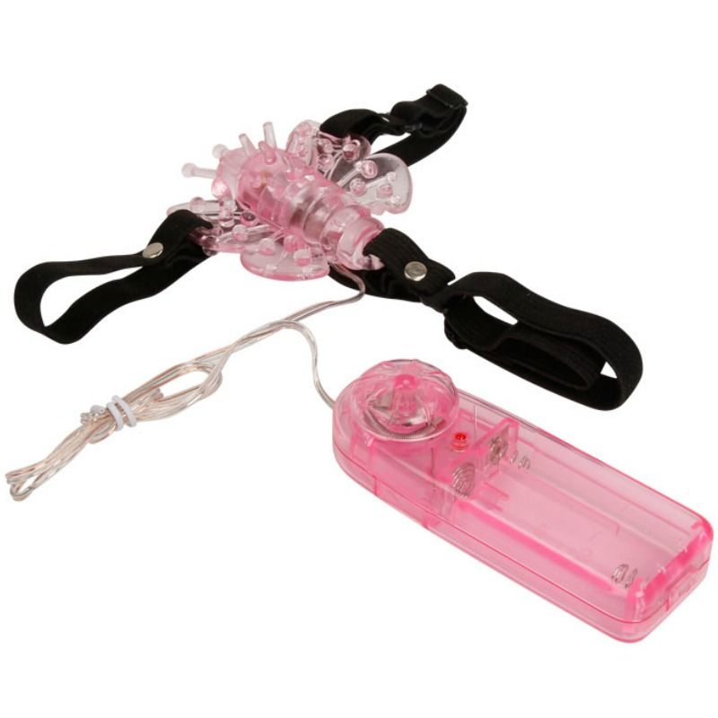 Baile Stimulating-Imbracatura Regolabile con Farfalla Vibratore Multivelocità-TPR · Vibratori (immagine 2)