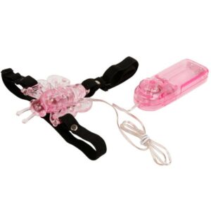Baile Stimulating-Imbracatura Regolabile con Farfalla Vibratore Multivelocità-TPR · Vibratori (immagine 3)