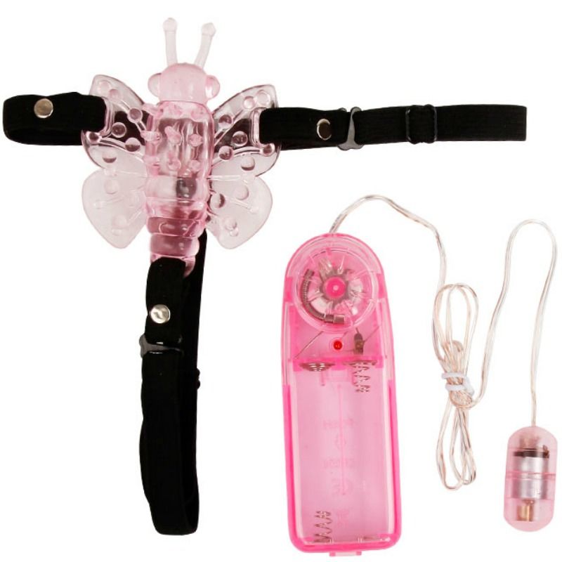Baile Stimulating-Imbracatura Regolabile con Farfalla Vibratore Multivelocità-TPR · Vibratori (immagine 4)