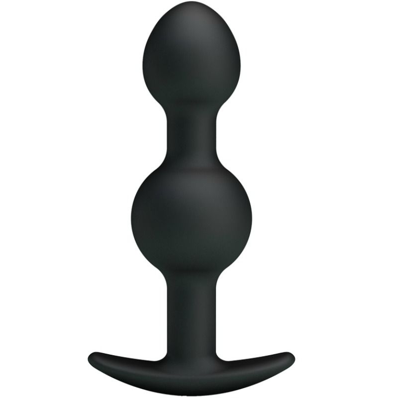 Anal Toys-Palline anali Silicone Stimolazione Speciale 10.3 Cm Nero
